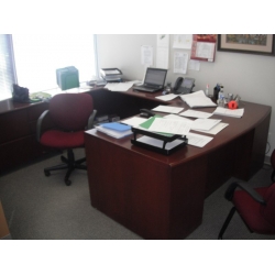 Executive Dark Cherry C Suite Curved Front Executive Dark Cherry C Suite Curved Front